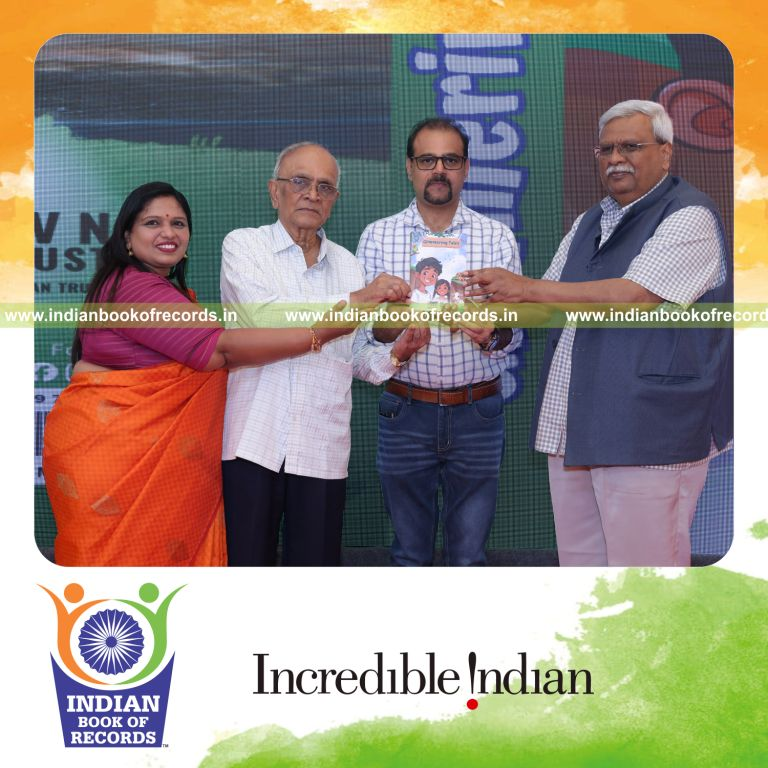 Multiple authors contributing fictional short stories compiled into a single book recognized by Indian Book of Records