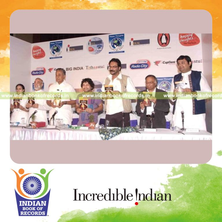 book published in multiple languages across venues for record in Indian Book of Records
