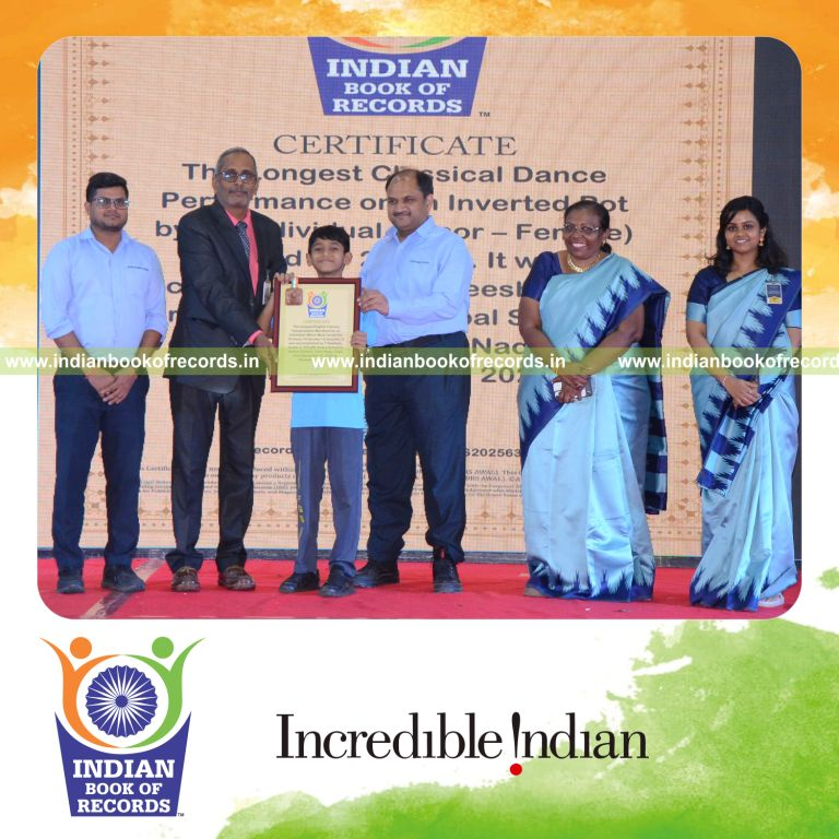 Individual engaged in continuous English literary interpretation over extended hours recognized by Indian Book of Records