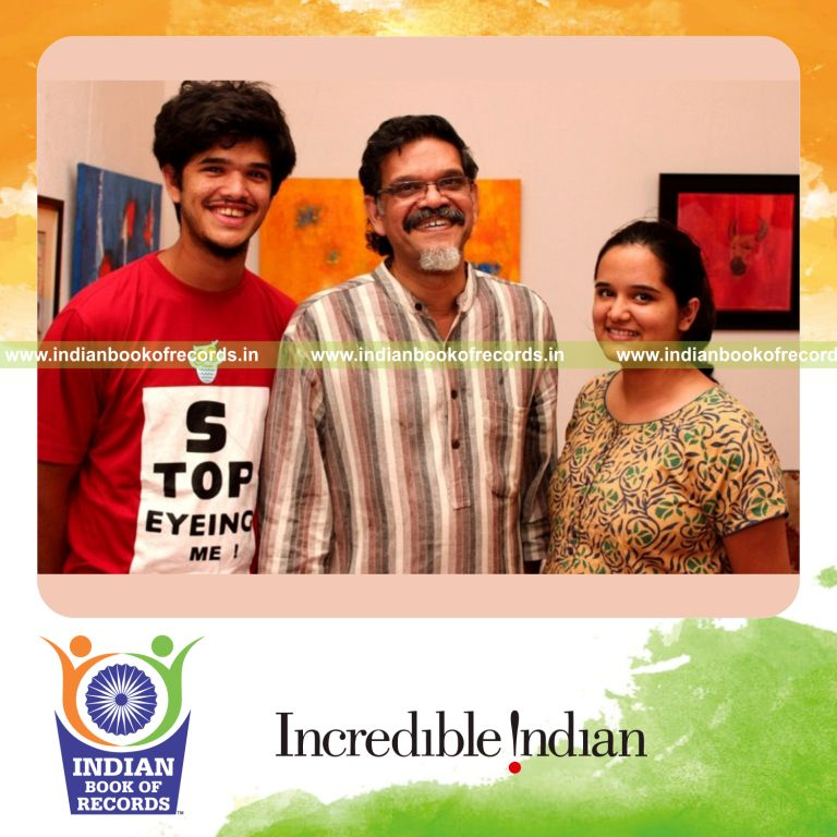 large collage created using multiple footprints for record in Indian Book of Records