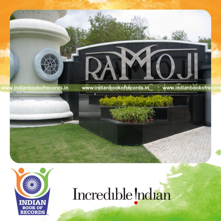 large integrated film studio facility recognized in Indian Book of Records