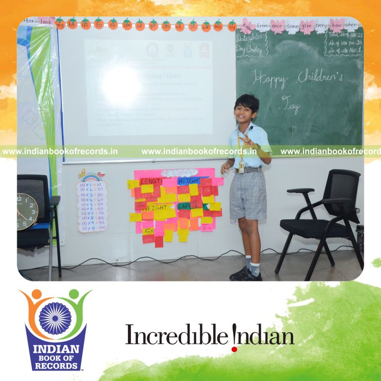 Individual delivering continuous English literary interpretation over extended hours recognized by Indian Book of Records