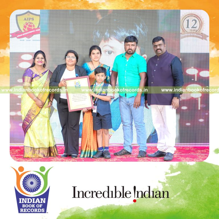 Cyclist covering a long distance within two hours demonstrating endurance recognized by Indian Book of Records