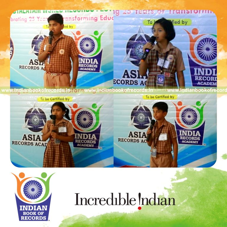 a long duration activity identifying and recalling unique attributes of digital images using associative memory by many people for an record in Indian Book of Records