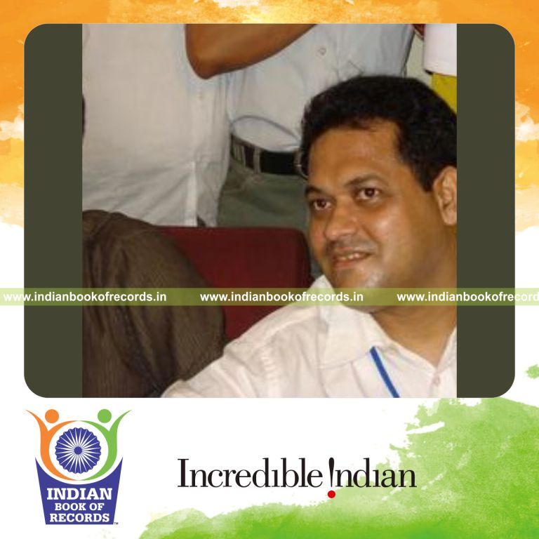 male individual creating multiple email accounts for record in Indian Book of Records