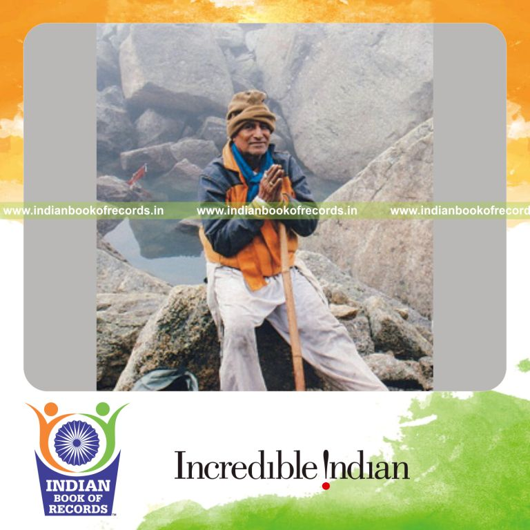 male individual completing multiple treks to mount kailash for record in Indian Book of Records