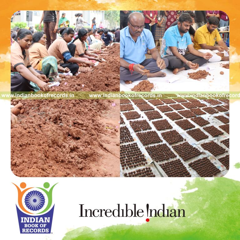 Maximum Seed Balls Made by a Team in 2 Hours- Indian Book of Records.