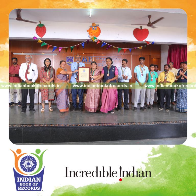 Participants recalling elements of the periodic table consecutively in a long session recognized by Indian Book of Records