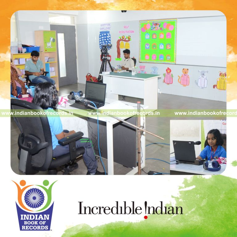 Individual hosting a long continuous podcast recording session recognized by Indian Book of Records