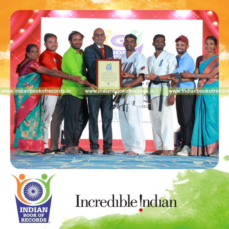 Group showcasing multiple categories of performing arts and creative skills continuously at a single location recognized by Indian Book of Records